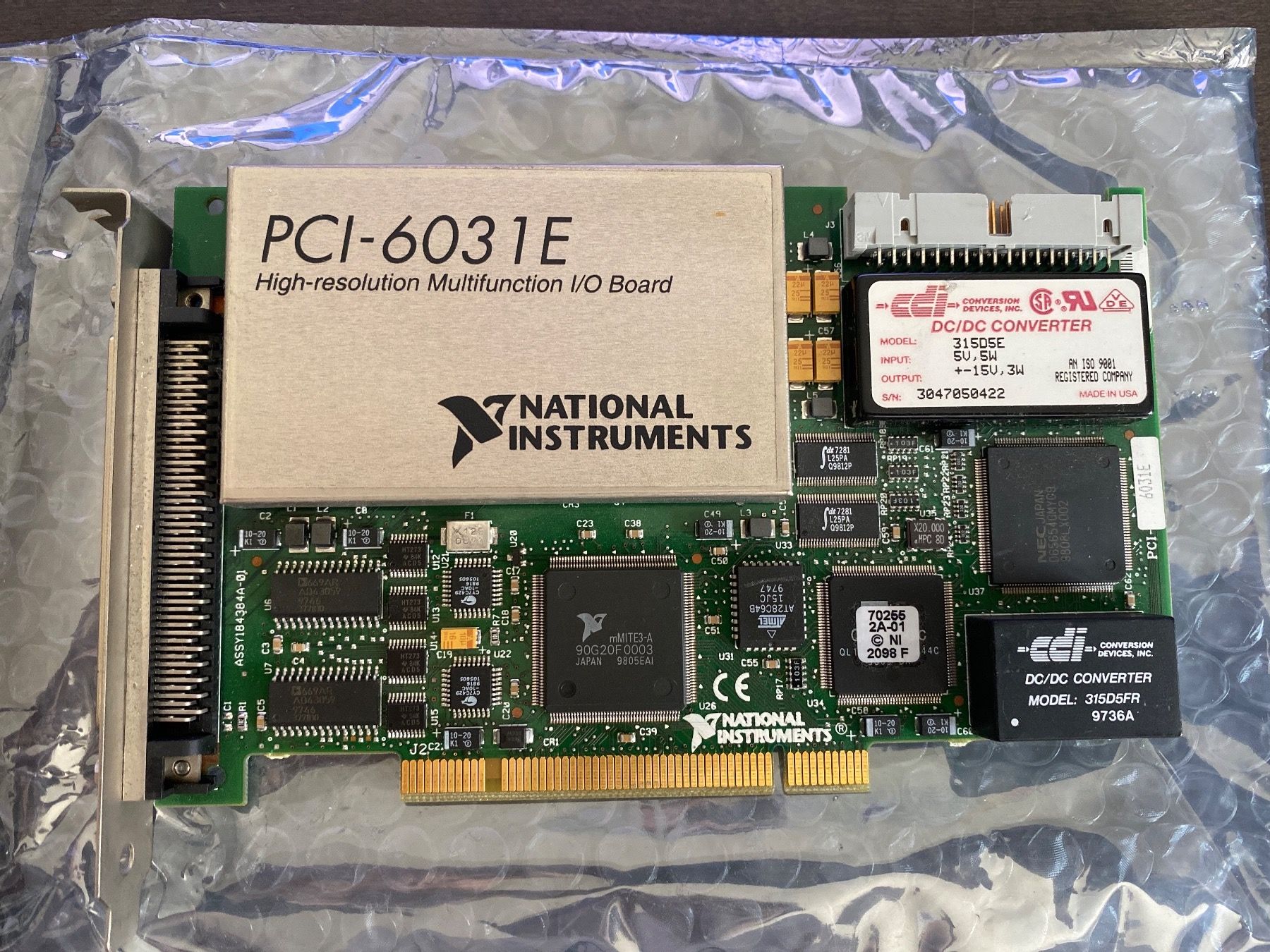 Wild Misurare: NI National Instruments PCI-6031E – Usato da Fislisbach venduto da Special24