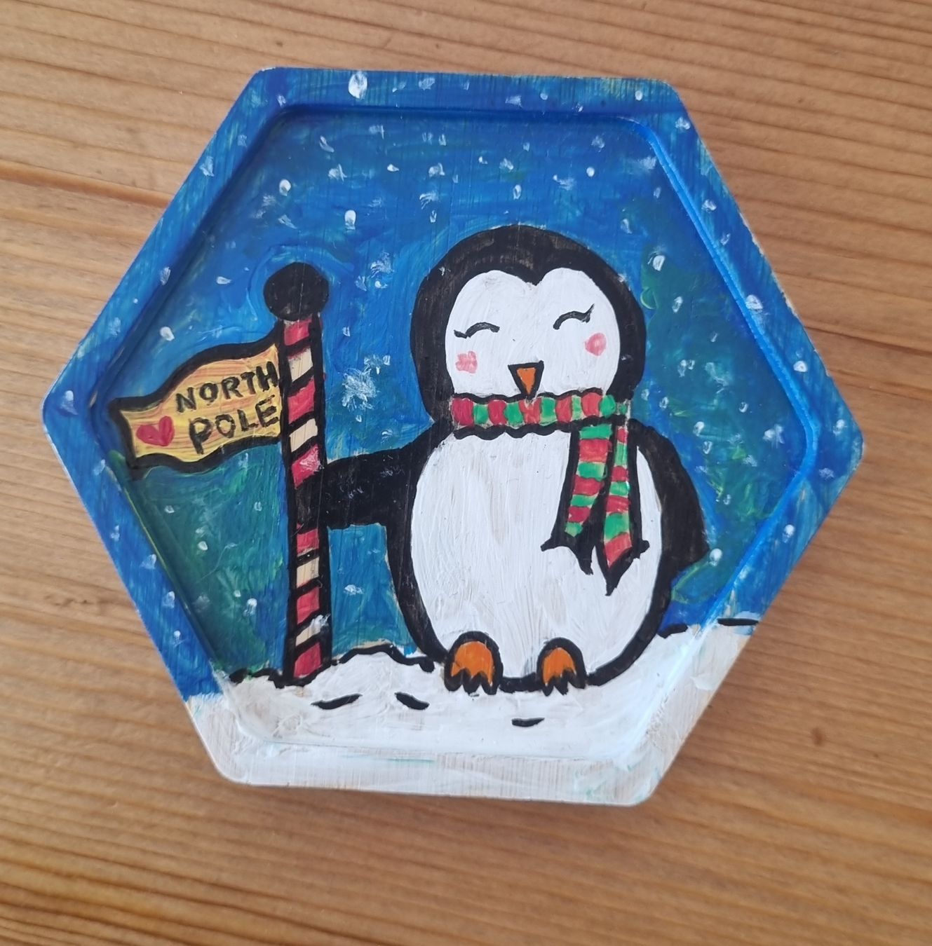 Sottobicchieri: Hand-Painted Decorative Coasters Set / Home decor  – Nuovo e nell'imballaggio originale da Glattpark(Opfikon) venduto da dev_k5dn 4