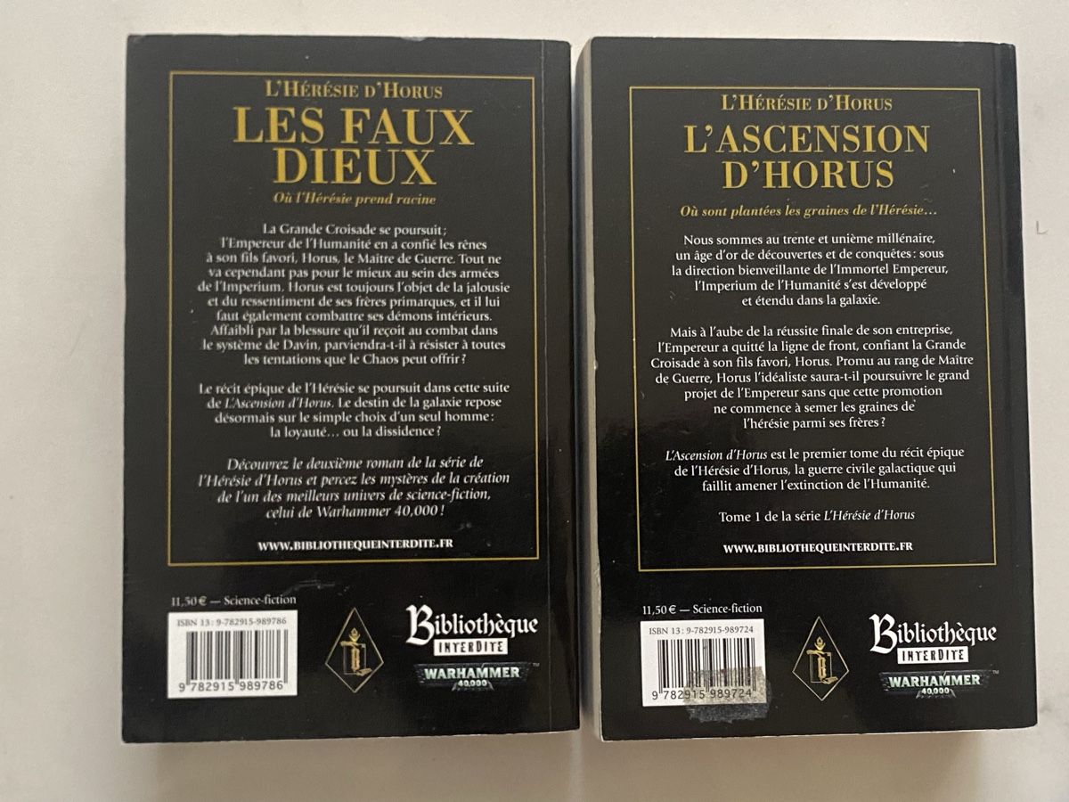 Libri: Warhammer 40k - romans Horus – Usato da Binningen venduto da rom_th69 2