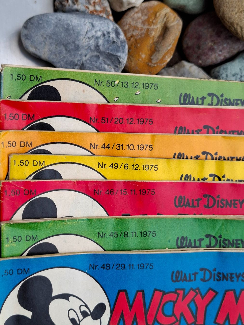 Fumetti: 7 Stück Micky Maus Heft, von 1975 – Difettoso da schwarzenburg venduto da mm07 1