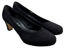 Escarpins Gabor cuir daim noir. Pointure 40