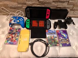 Nintendo Megaset mit Nintendo Lite, Pokemon, Minecraft