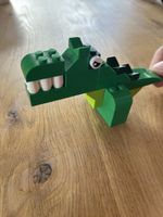 LEGO Dinosaurier Figur grün Bausteine gebraucht guter Zustan