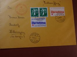 30.VIII.39., SATZBRIEF ROTKREUZFLUG NACH VILLMERGEN