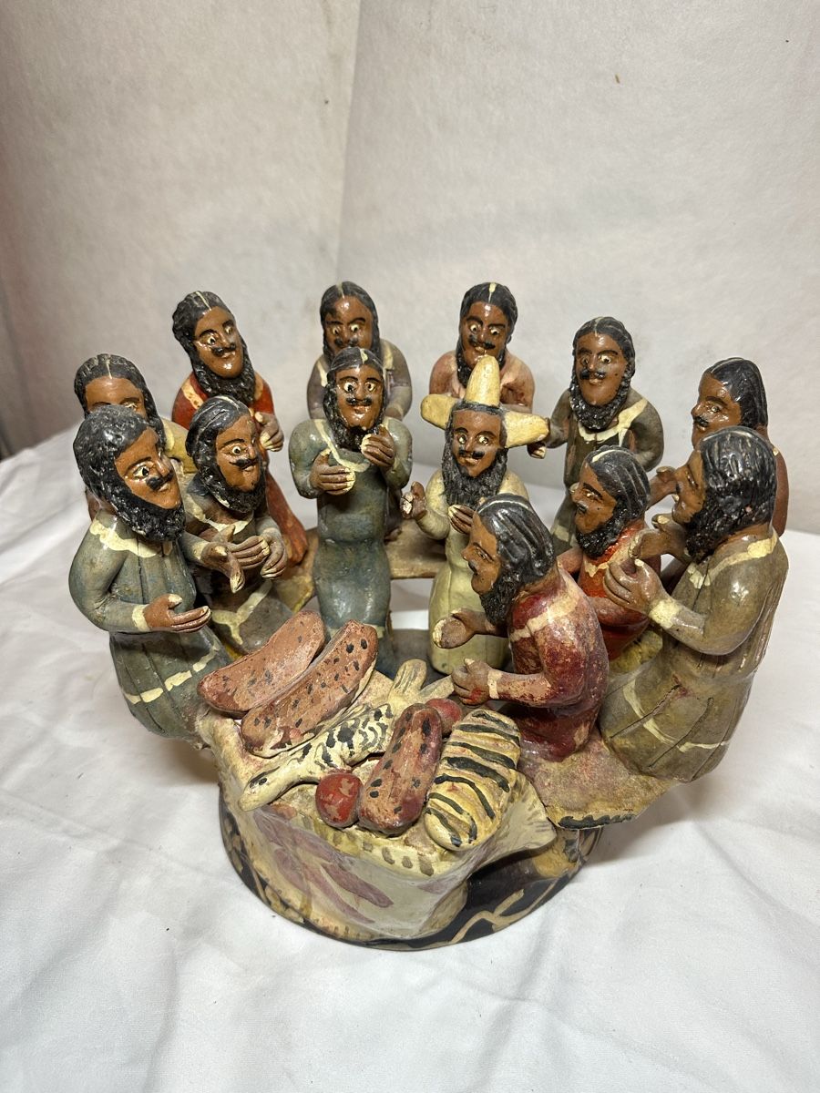 Statuette: Krippe ( Abendmahl Mexico ) – Usato da Oberwil BL venduto da Hariva 1