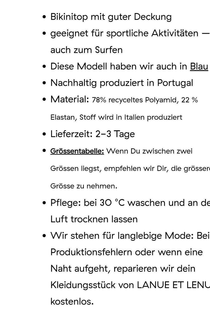 Costumi da bagno & Bikini: Bikini von LANUE ET LENAU Neu – Nuovo (secondo la descrizione) da Leuk-Stadt venduto da See_Lin 5