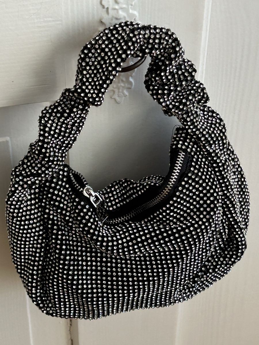 Borse da donna: Schwarze Mini Handtasche mit Strasssteinen - Party – Nuovo (secondo la descrizione) da Gunten venduto da starfish3