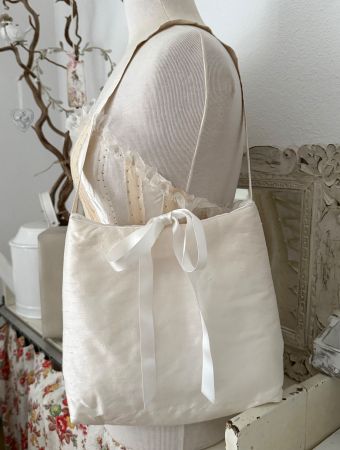 Borsa shantung di seta