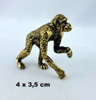 SCHIMPANSE - Messing Figur - Dekoration - 4x3,5cm