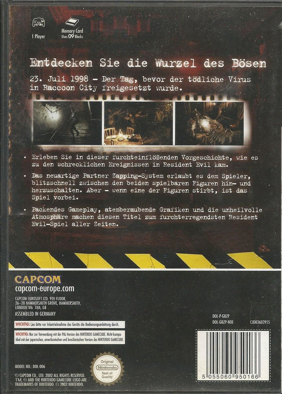 Nintendo Giochi: Resident Evil Zero (Nintendo GameCube 2008 DVD-Box) Top – Usato da Bad Säckingen venduto da ms-spiele-keys 1