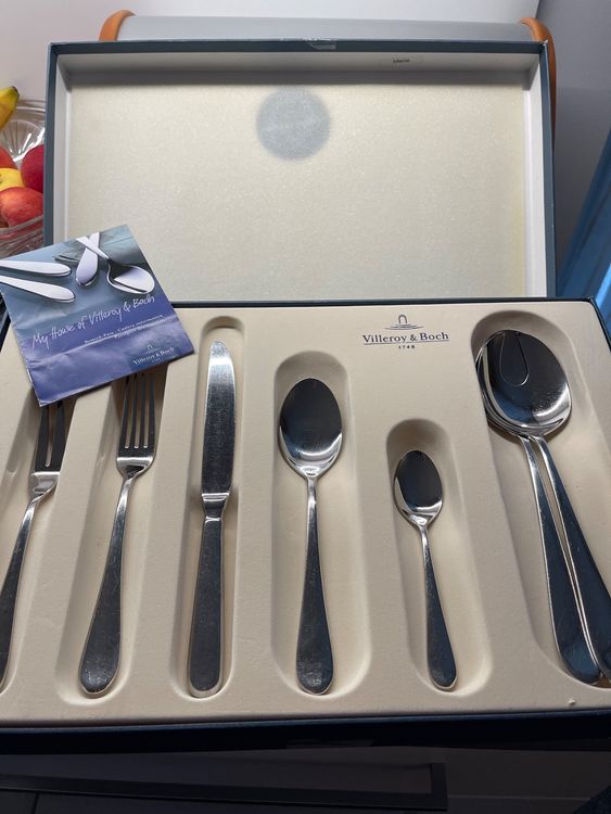 Couverts à Steak Oscar Villeroy & Boch | 12 Pièces Acier Inox - Lame Dentelée Et Fourchette Ergonomique
