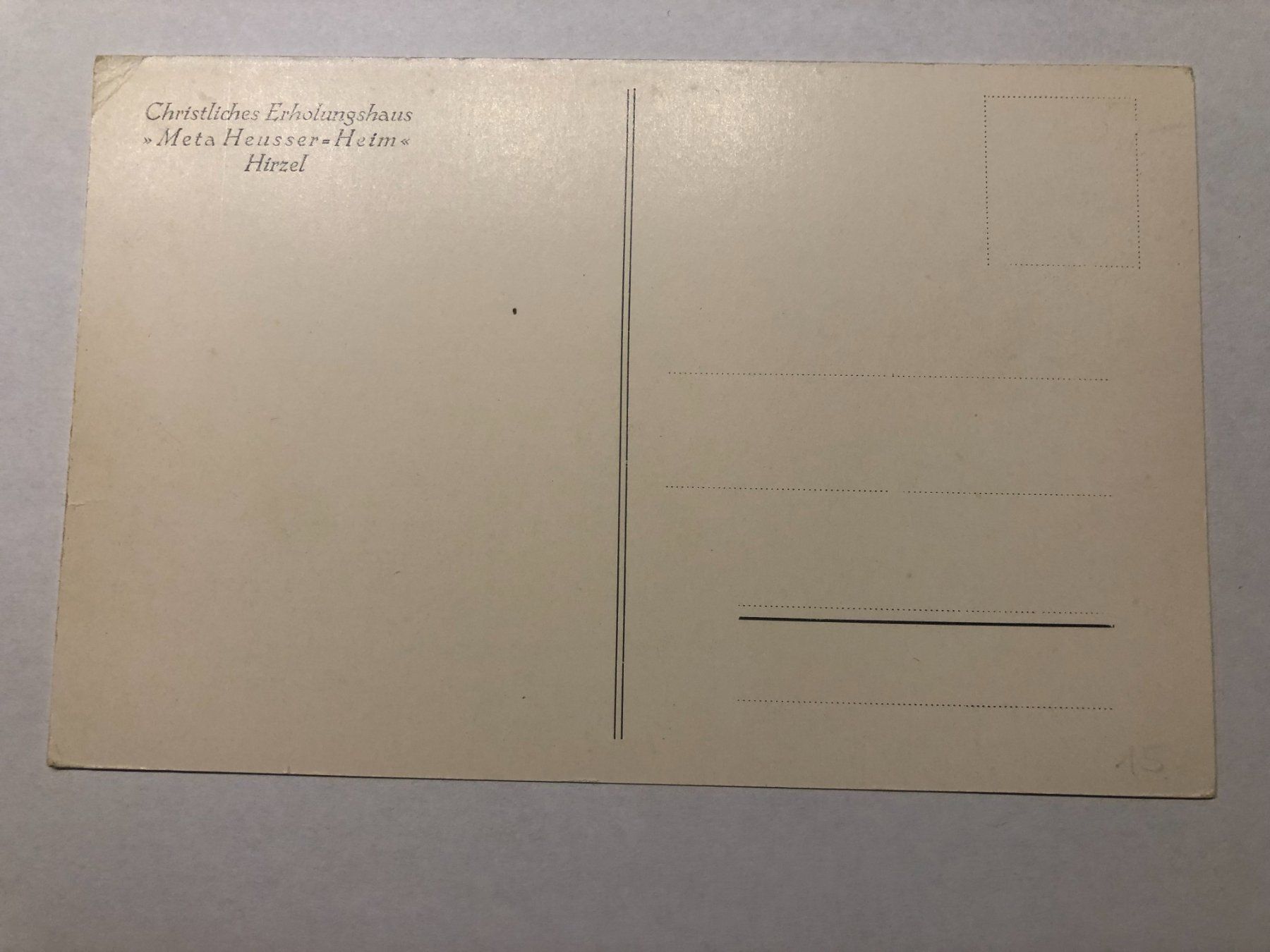 Cartes postales: Hirzel "Meta Heusser-Heim"  - Dorfansicht – D'occasion à Pfäffikon ZH par Waltoversand 1