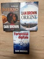 Lot de 3 romans de Dan Brown, bon état général.