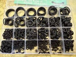 Set mit 1020 O-Ringen aus Nitril - Kit de joints toriques