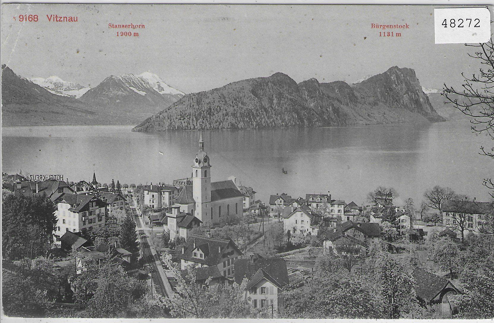 Cartoline postali: Vitznau - Generalansicht – Usato da Ettingen venduto da Kartenplanet