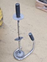 strechfolienrollenhalter Metall verchromt gebrauchter Zustan
