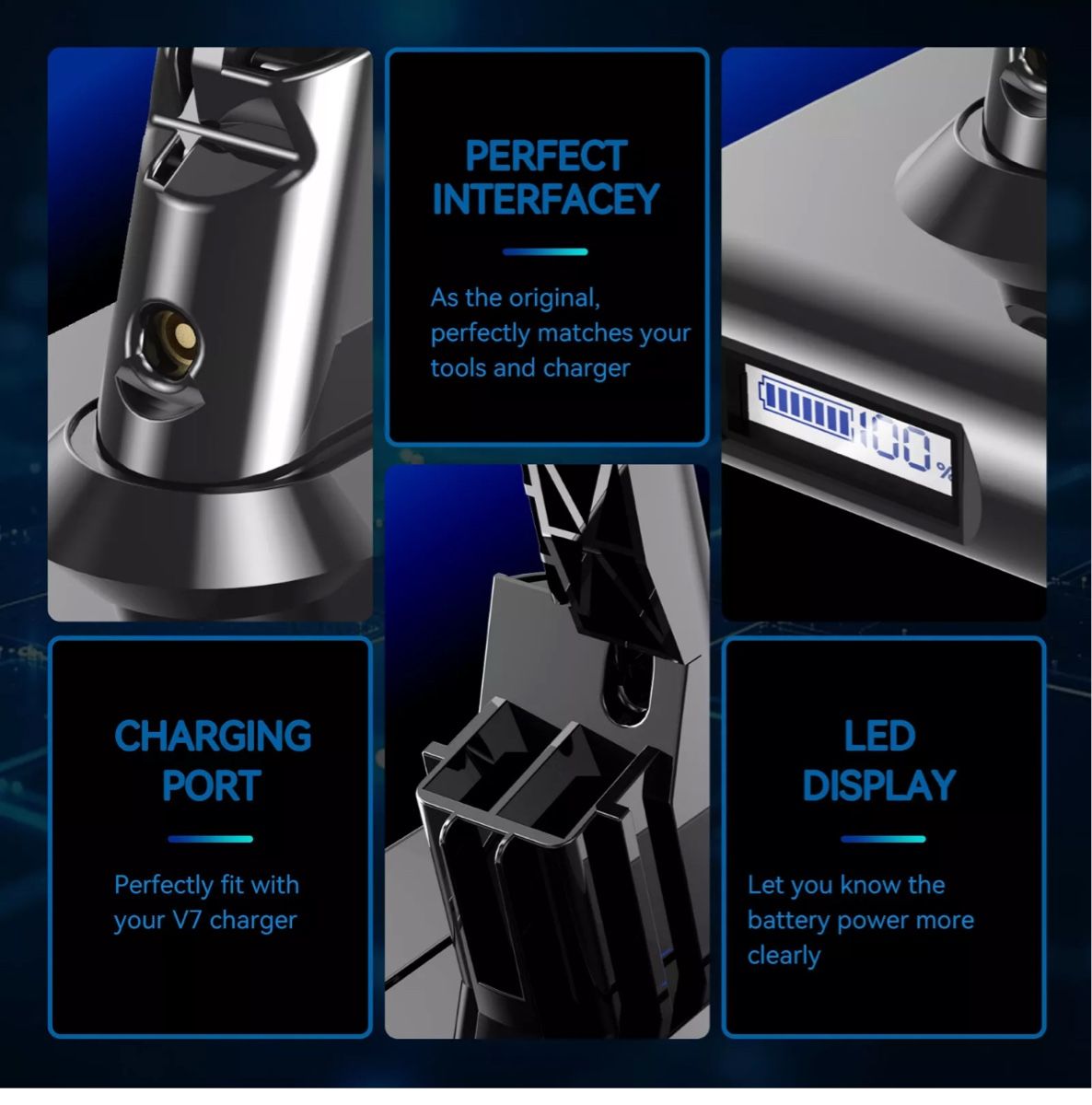 Dyson Aspirapolveri & Accessori: Akku Dyson V7 Led Anzeige + Pre und Postfilter – Nuovo e nell'imballaggio originale da Amriswil venduto da JaJa-Express 4
