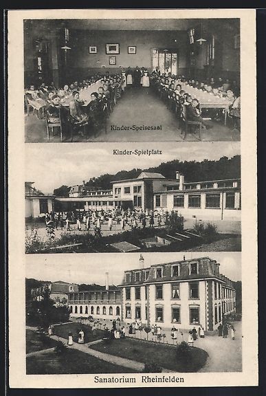 Cartoline postali: Rheinfelden, Sanatorium, Frontansicht, K – Usato da Berlin venduto da bartko-reher