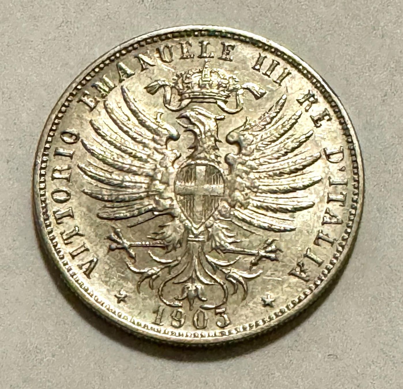 Alle Münzen: Italy 25 Centesimi 1903 aUNC grade – Gebraucht aus Zürich von Tasmiyah