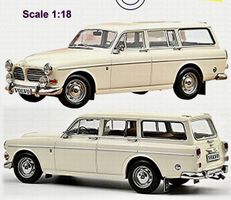 VOLVO AMAZON BREAK 1968 MASSSTAB 1:18 WEISS