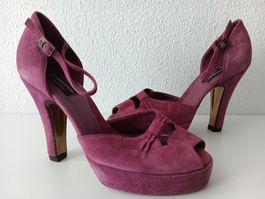 SONIA RYKIEL Sandales en cuir / Leder Sandalen pt. / Nr 37