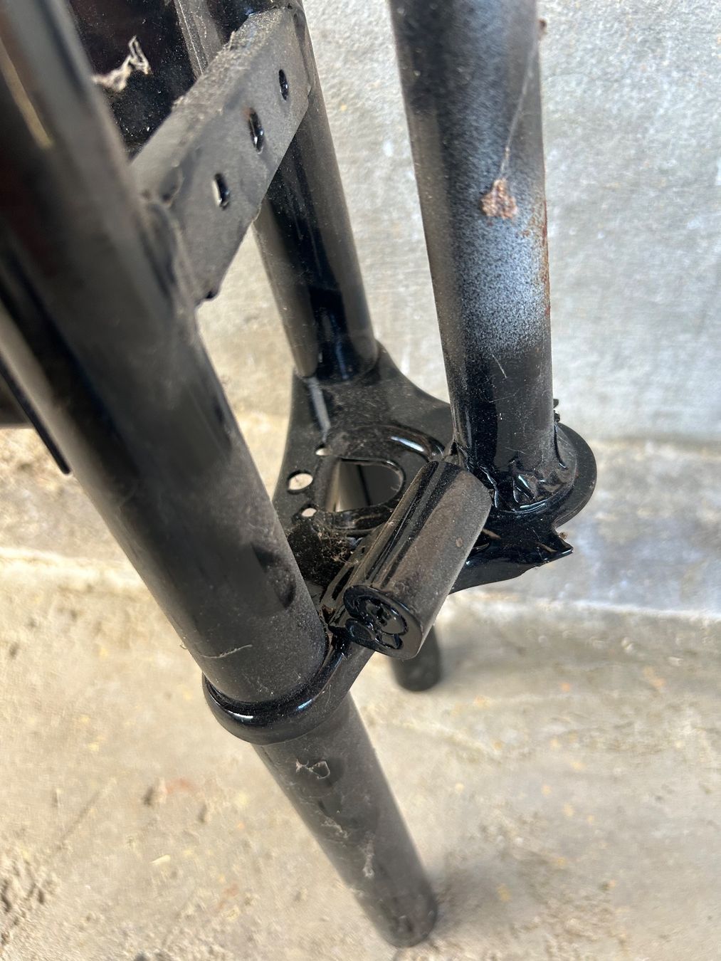 Puch Parti ricambio per ciclomotori: Puch Maxi/X30 Gabel Schwarz – Usato da Fahrni b. Thun venduto da berger_tuning34 4