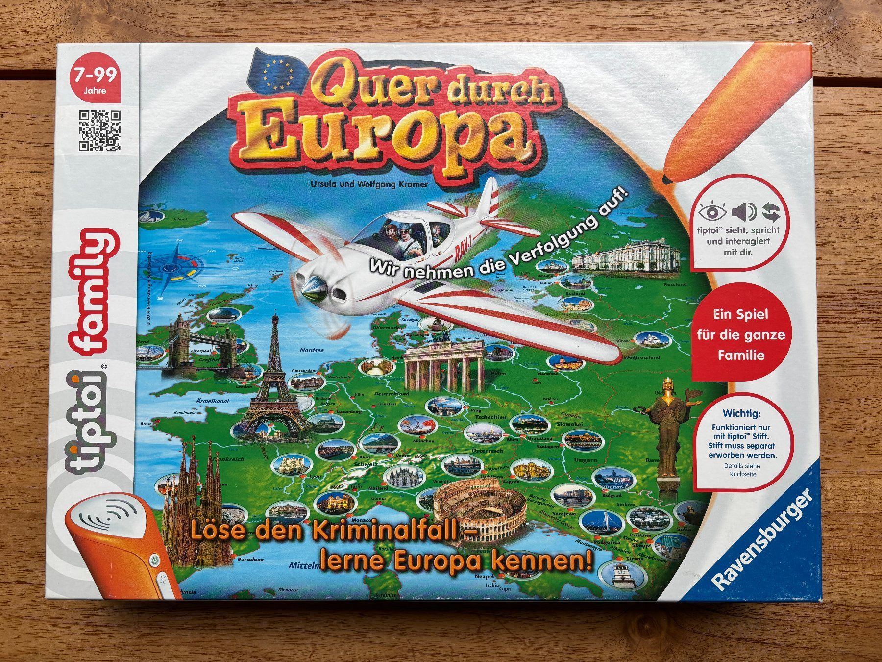 Ravensburger Giochi: Tiptoi: Spiel "Quer durch Europa" – Usato da Aesch BL venduto da Pelikan