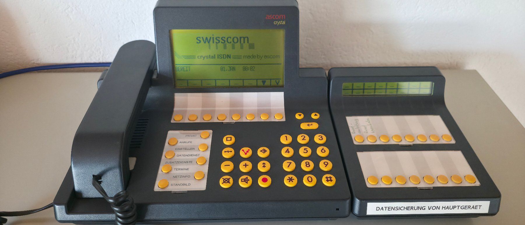 Telefoni: Ascom Crystal ISDN+ Zusatzgerät OMC 16 – Usato da Aarburg venduto da Se20 1