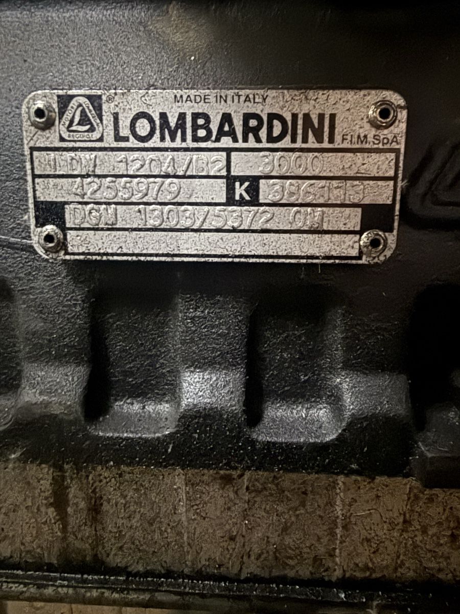 Lombardini  Motori: Motor Lombardini LDW 1204 – Usato da Niederbipp venduto da baggerch 2