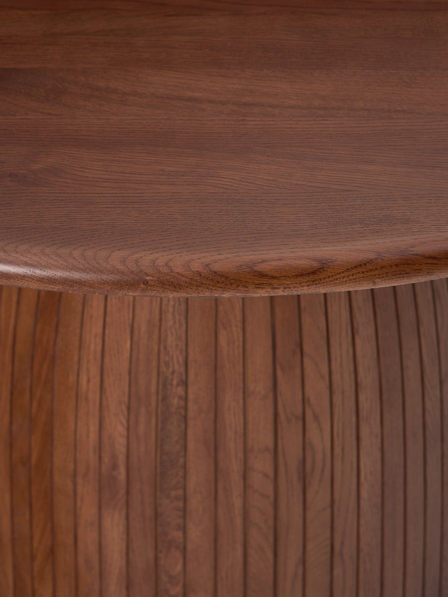 Westwing Tables: Nelly Round Dining Table with Groove Structure CHF 1499-50% – Neuf (Voir description) à Otelfingen par Yvonne_Outlet 2