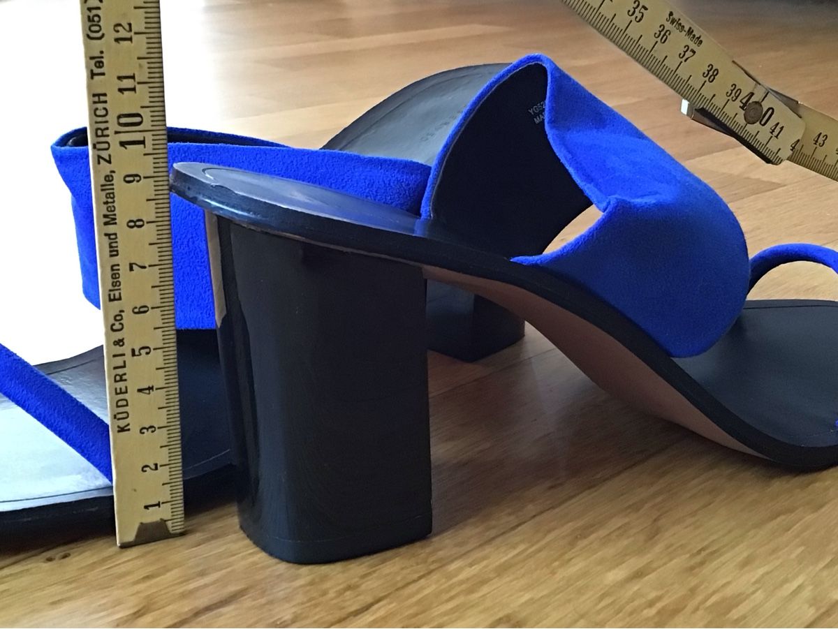Scarpe da donna: Cobalt Blue Sandals summer comfortable Schick top mules 41 – Usato da Zürich venduto da Iris__ 6