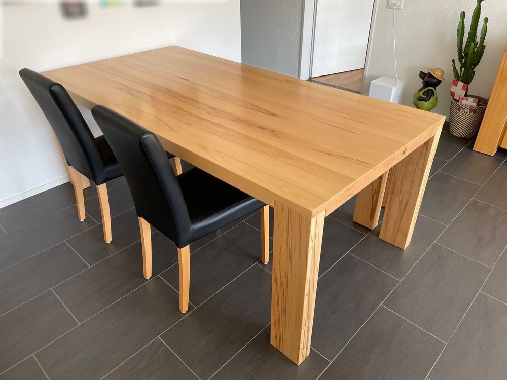 Luxus Esstisch Stuehle Buche Massiv Ebenbildbrend2686