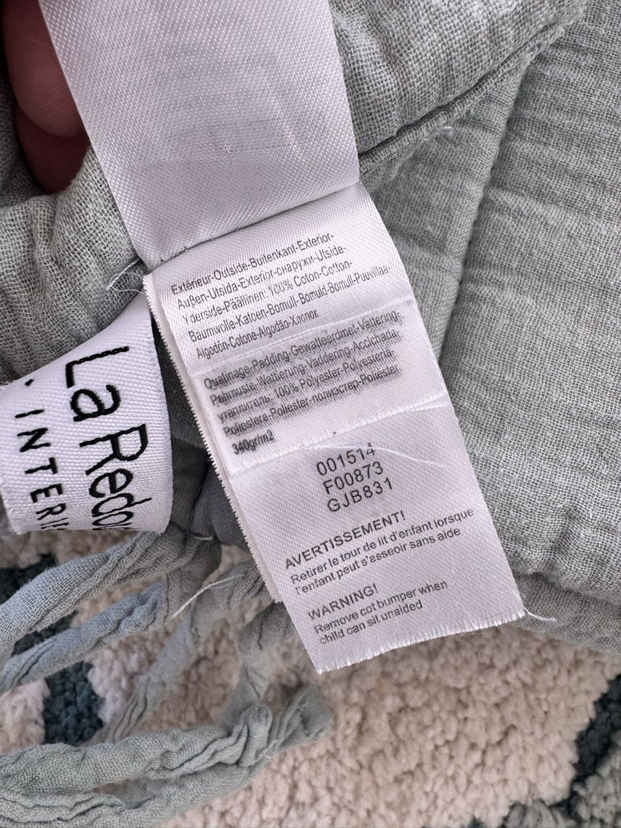 Bettwäsche: La Redoute bumper pad, light green, 150cm length – Gebraucht aus Umiken von RachelStenders 2