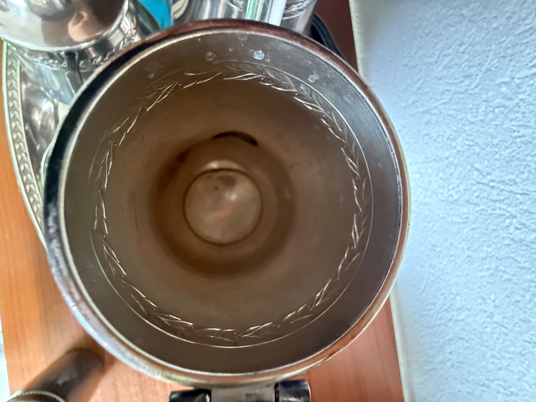 WMF Geschirrsets: WMF Art Déco Kaffee-/Teeservice versilbert ca. 20er Jahre – Gebraucht aus Kirchdorf von Vintagewunder 5
