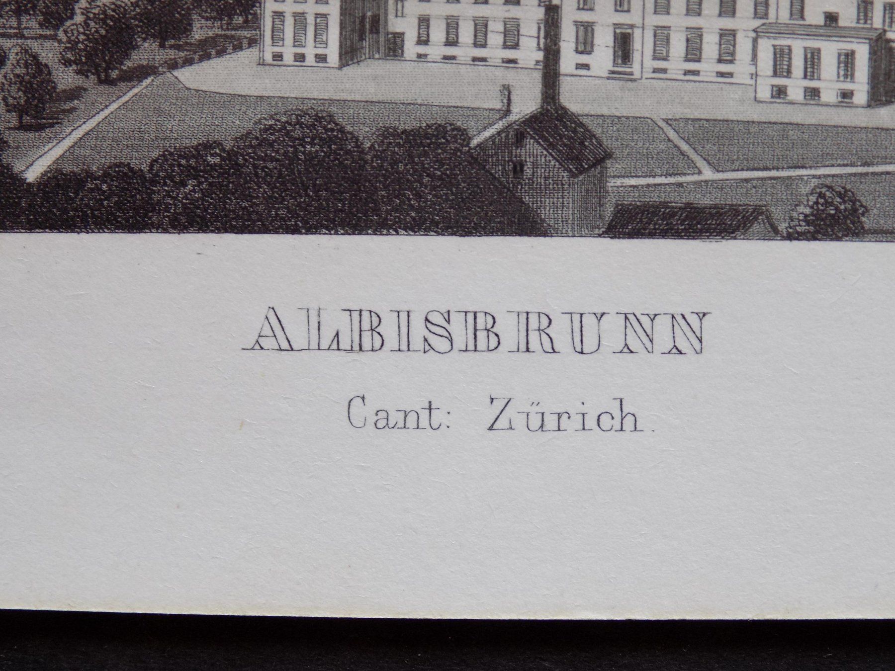 Incisioni: Albisbrunn Zürich – Usato da Risch venduto da Rischli15 2