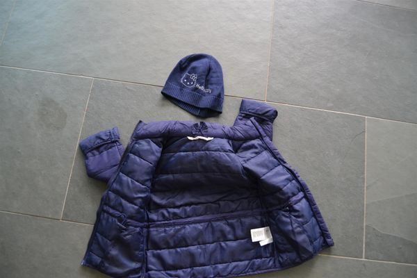 H&M Giacche & Cappotti: Jacke + Mutze Hello Kitty, Gr. 98, Blau – Usato da Teufen AR venduto da Maleaa 4