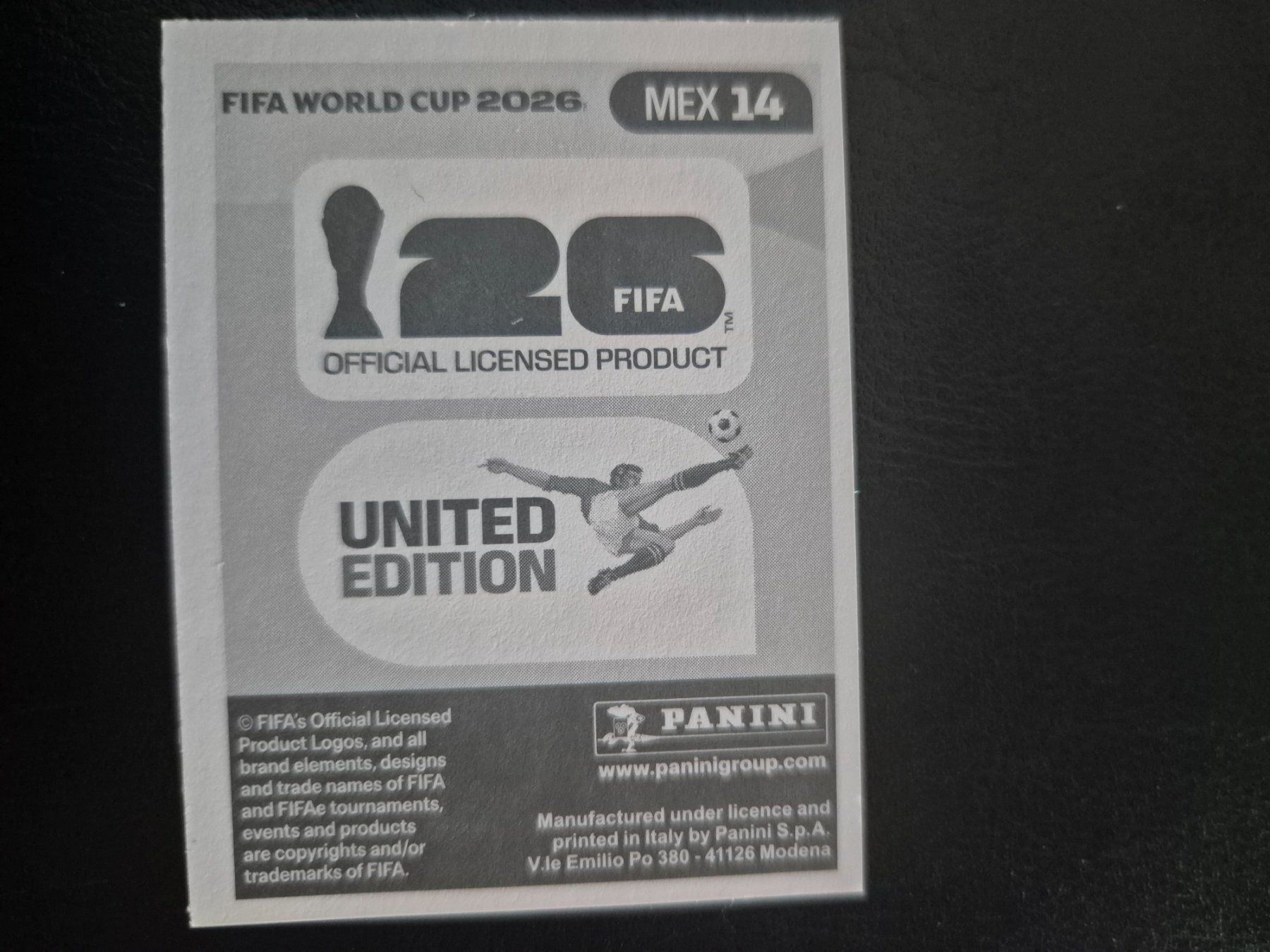 Panini Carte collezionabili: Panini WM 26 MEX 14 – Nuovo (secondo la descrizione) da Rorschacherberg venduto da AJ3108 1