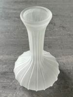 Milchglas Vase - Kerzenständer - weiss - 19 cm - Vintage