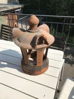 Lanterne de cheminée terre cuite