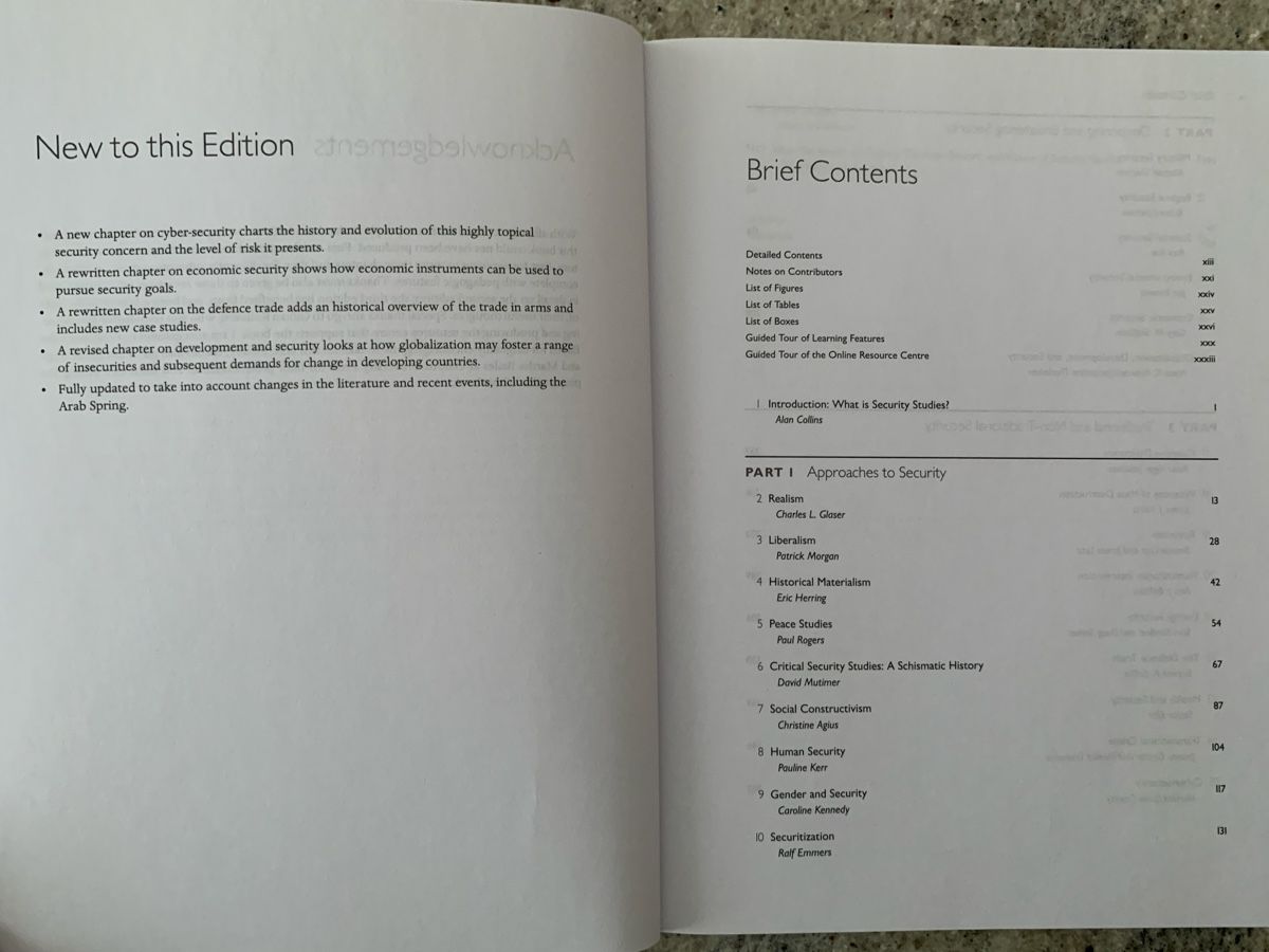 Livres: Contemporary Security Studies, 3rd Edition, Signed! – D'occasion à Genève par sunsustains 4