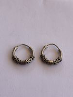 Ohrringe Silber 925 Ethno Muster guter Zustand