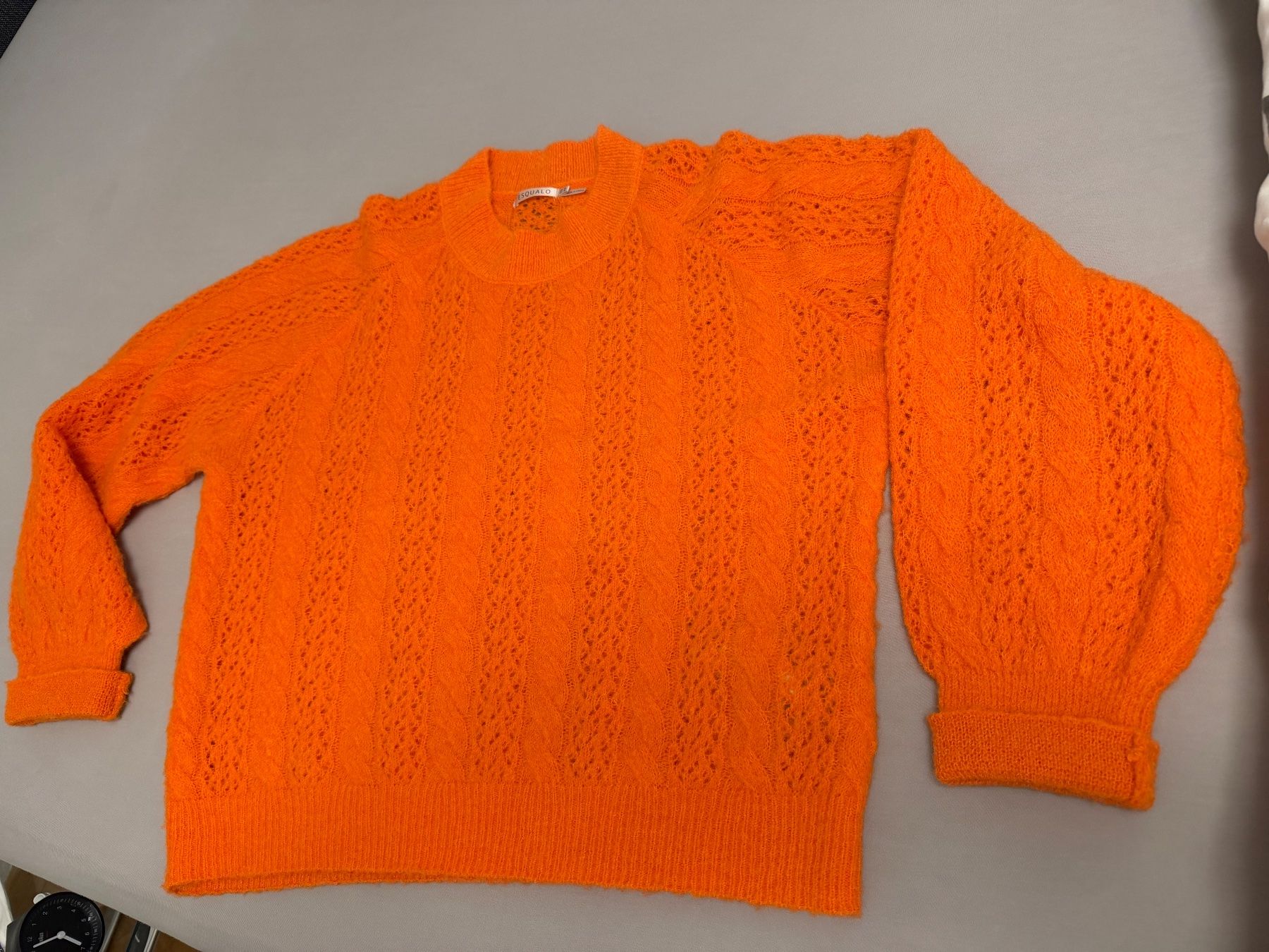 Pullover & Sweatshirts: Esqualo Strickpullover Modell Sweater Cable Ajour Orange – Neu (gemäss Beschreibung) aus rheineck von norwegianwood52 3