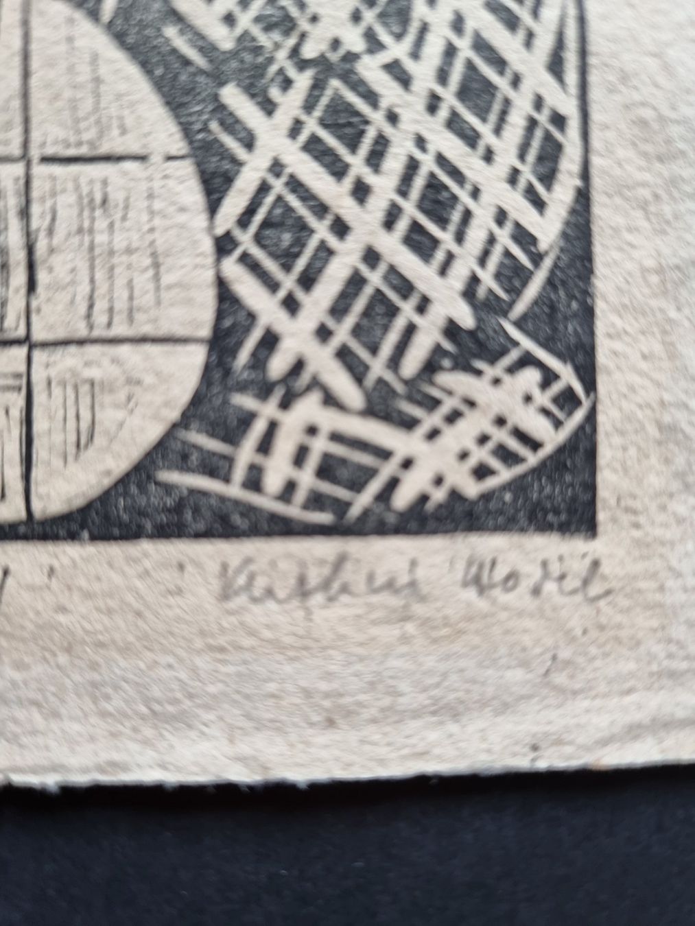 Xilografie: Künstler? HOLZSCHNITT – Usato da Gersau venduto da grafik-kunst 2