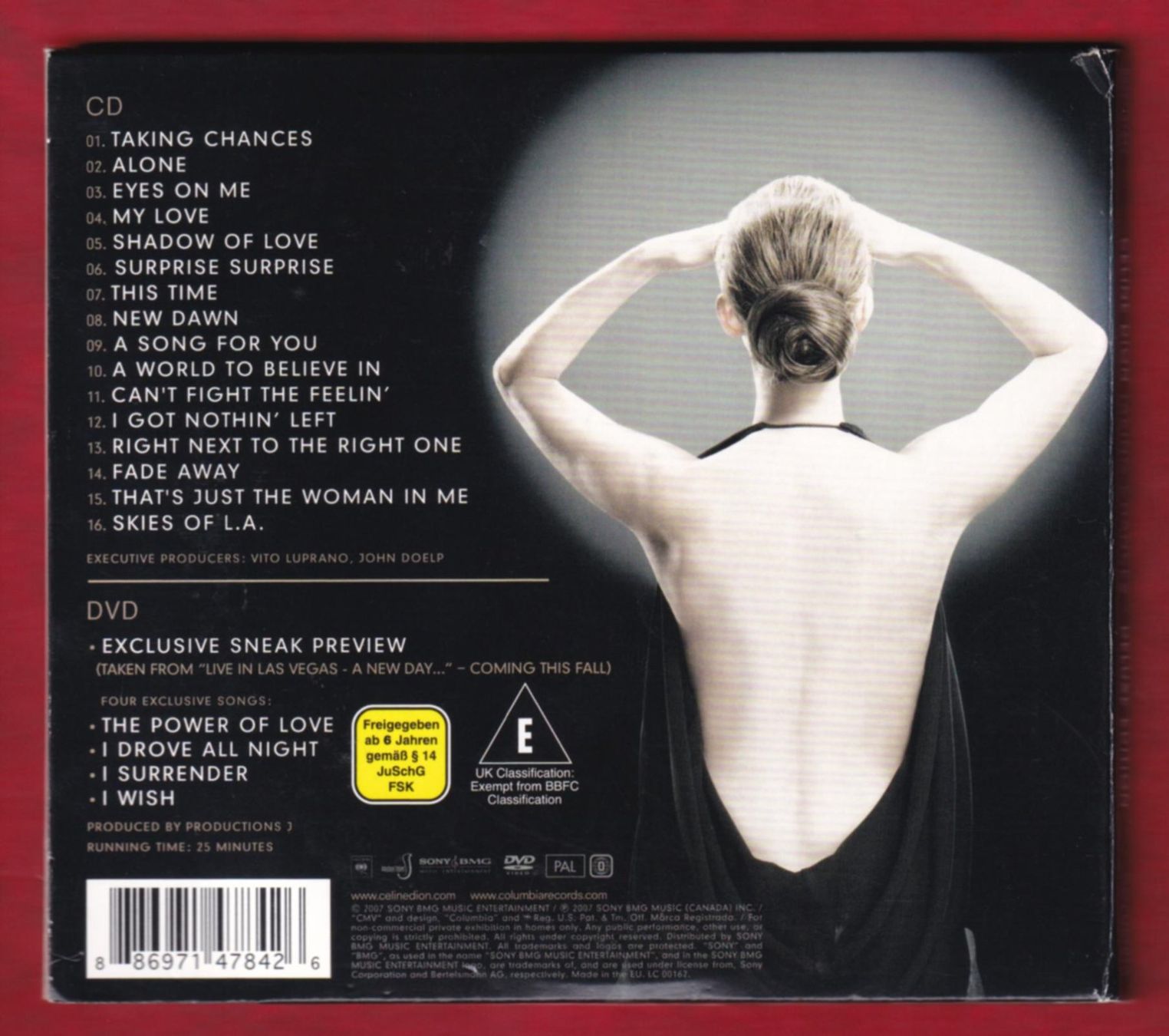 CD: Celine Dion - Taking Chances (CD & DVD) – Usato da Zürich venduto da Pfluftl2000 1