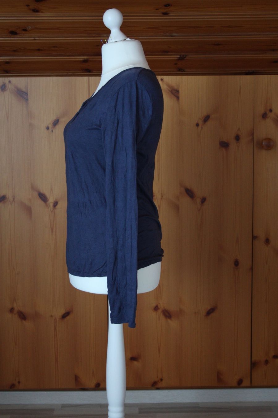 T-Shirts: T - Shirt Langarm blau Gr. L – Gebraucht aus Flüelen von Diversicum-Textil 1