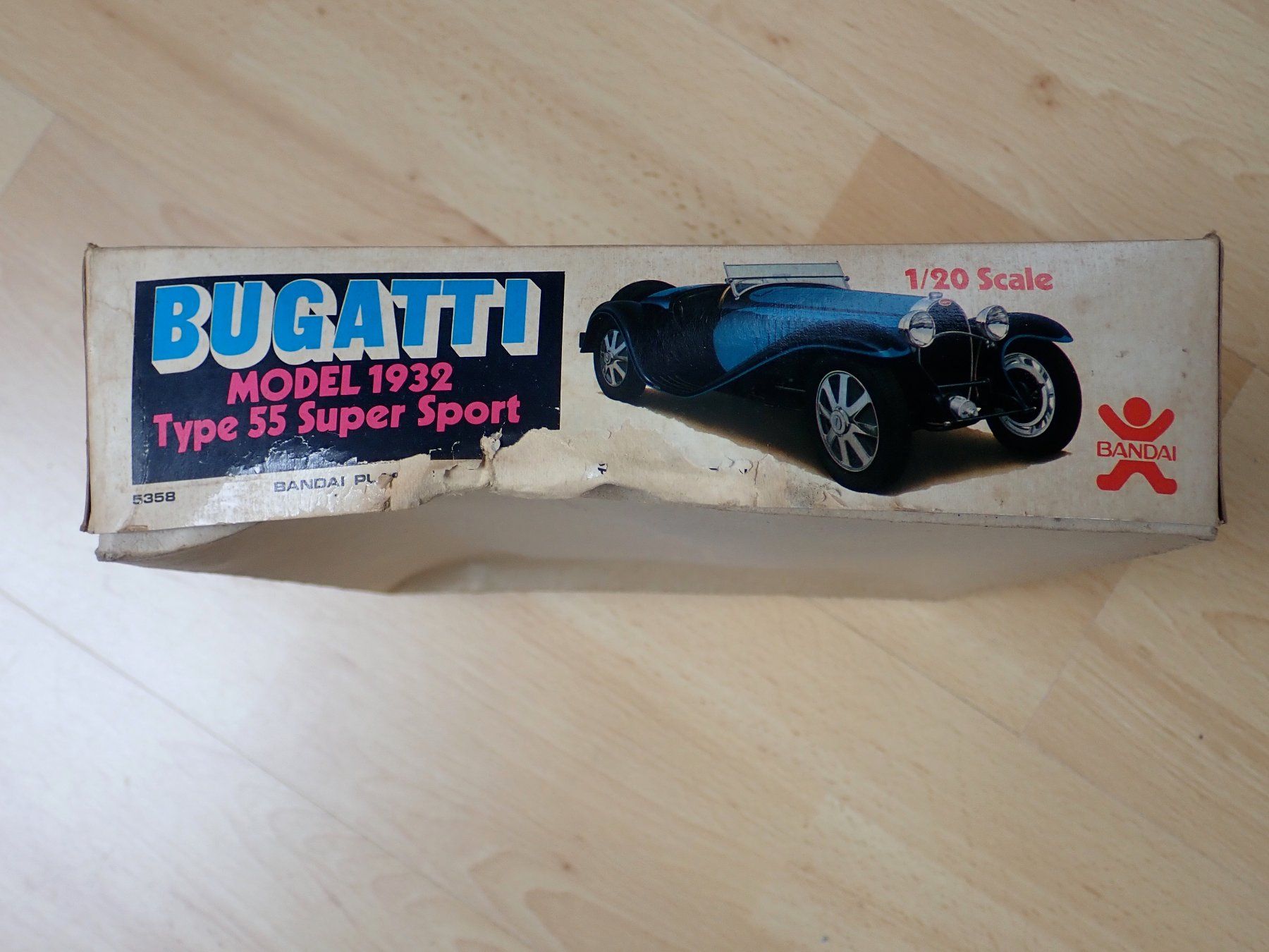 Bugatti Modellautos: Bugatti Type 55 Super Sport - Bandai 1/20 – Neu (gemäss Beschreibung) aus Winterthur von 602ccm 2