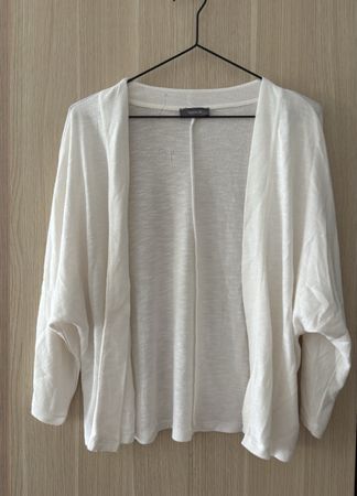 Damen Jacke Jäckchen Strickjacke weiss Grösse XS 34