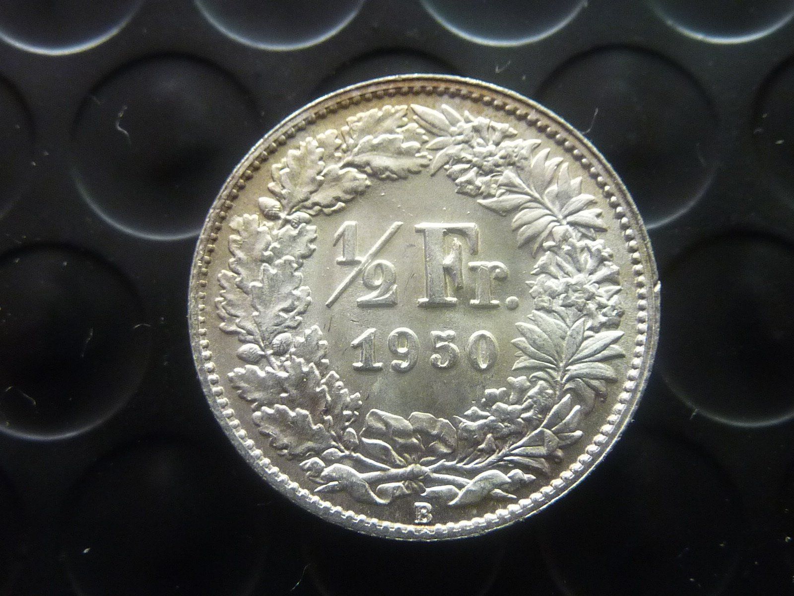 Tutti le monete: 1/2 Fr. 1950  unz. / stgl. – Nuovo (secondo la descrizione) da Seon venduto da aee_7gpz