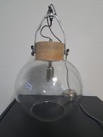 Vintage Glas-Hängelampe, Industrie-Design Lampe, Top Zustand