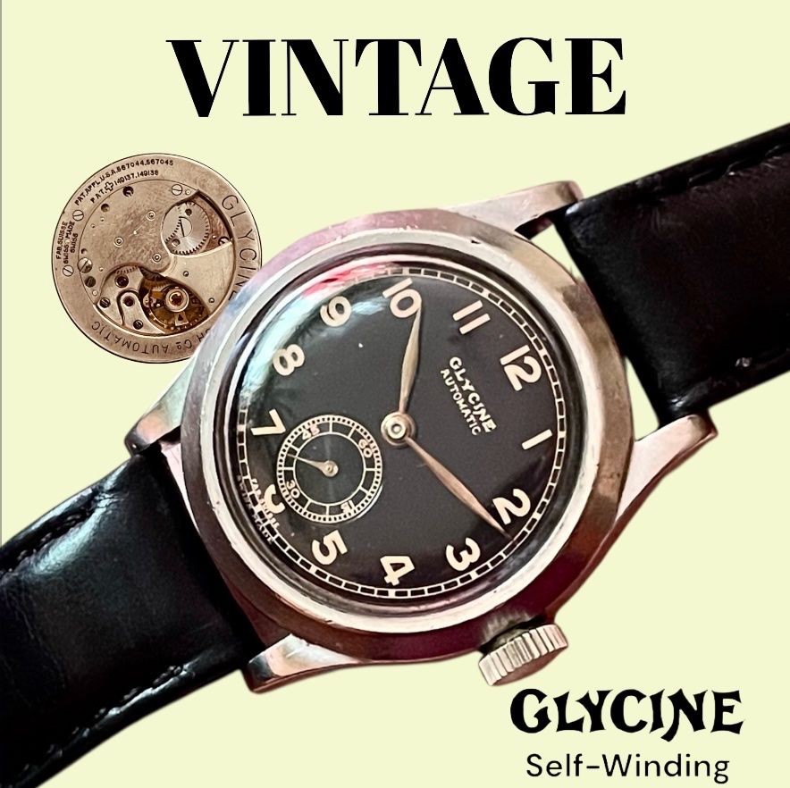 Glycine Orologi: Gycine Swiss Vintage Uhr – Usato da lyss venduto da Uhrenparadies